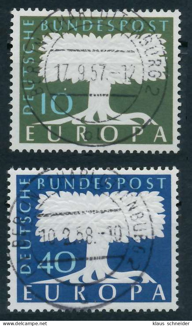 BRD BUND 1957 Nr 268-269 Zentrisch Gestempelt X64268E - Gebraucht