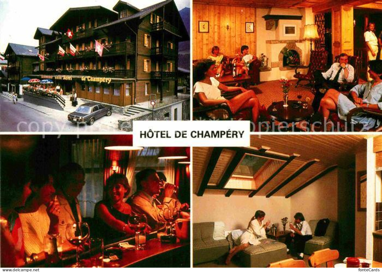 12777743 Champery Hotel De Champery Bar Champery - Sonstige & Ohne Zuordnung