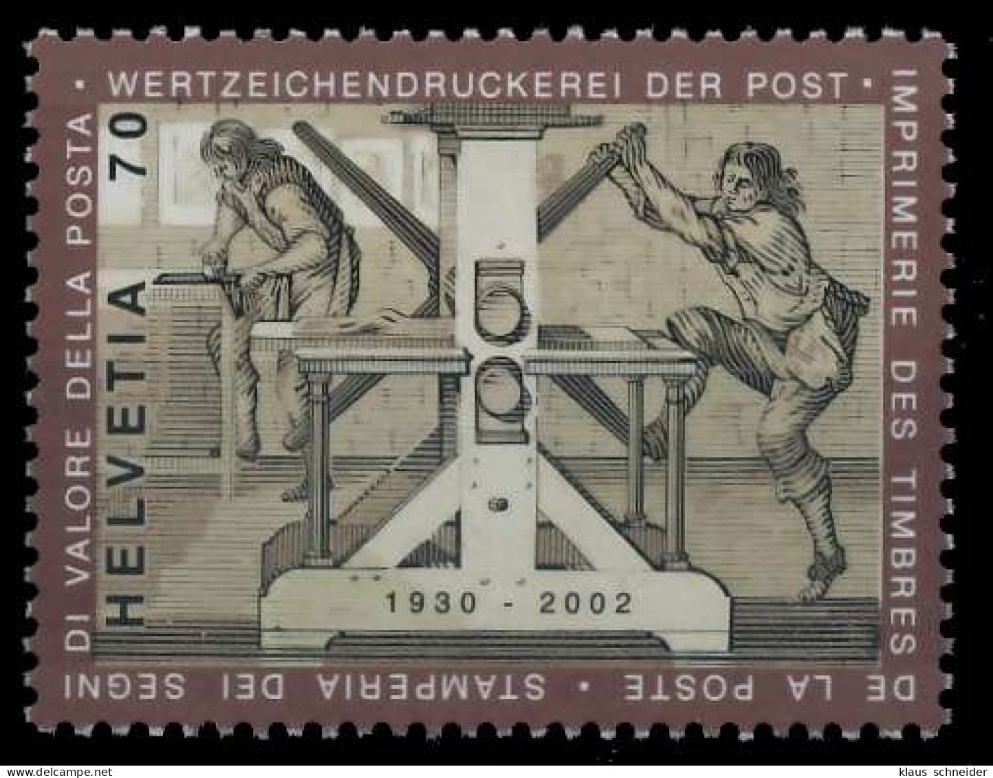 SCHWEIZ 2002 Nr 1807 Postfrisch S2A5C1E - Ungebraucht