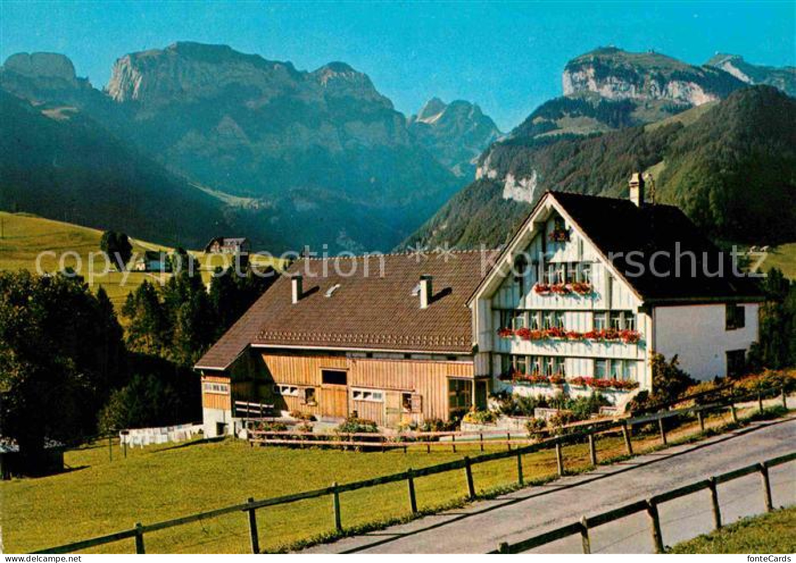 12777520 Appenzell IR Appenzellerhaus Bobartenfirst Marwees Altmann Ebenalp Appe - Sonstige & Ohne Zuordnung