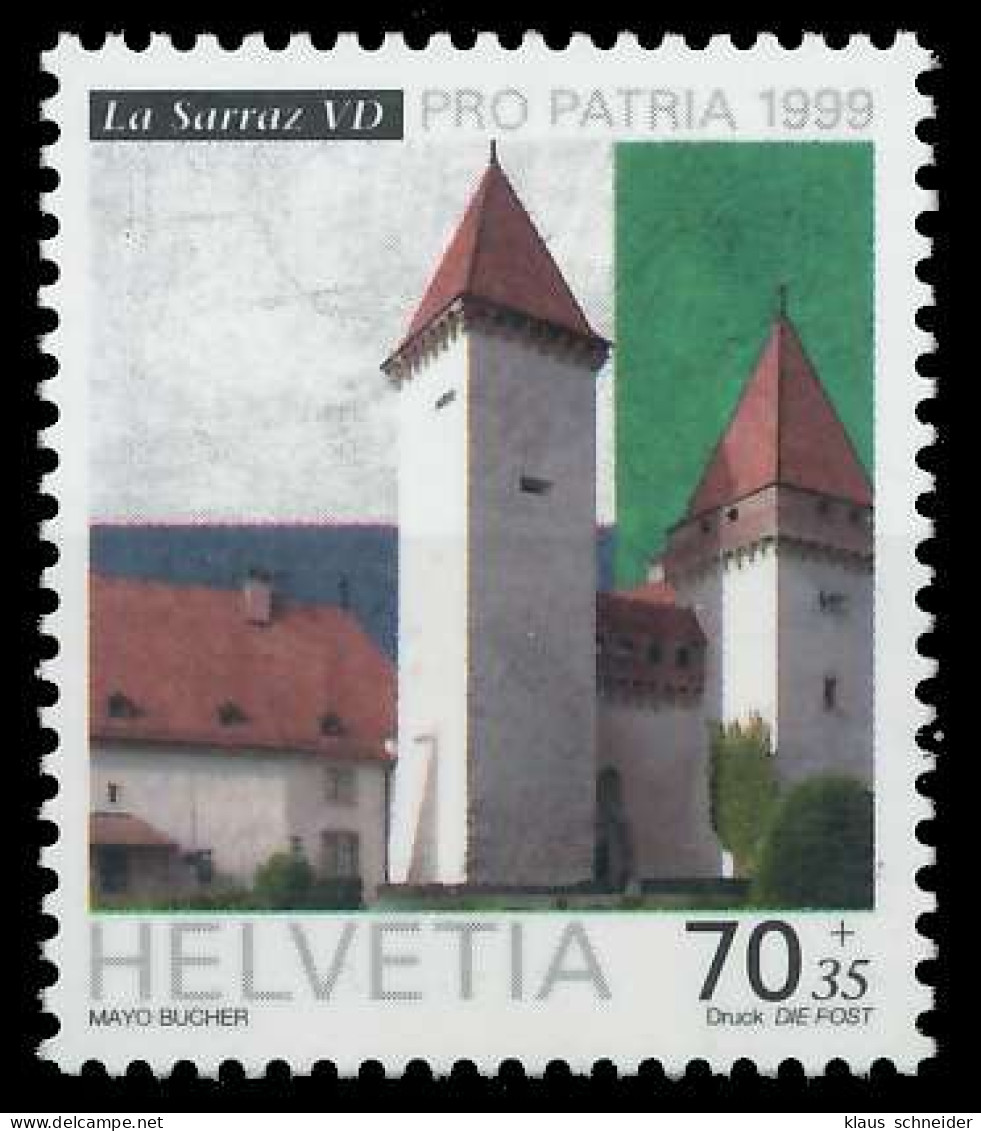 SCHWEIZ PRO PATRIA Nr 1682 Postfrisch S2A5DBA - Unused Stamps