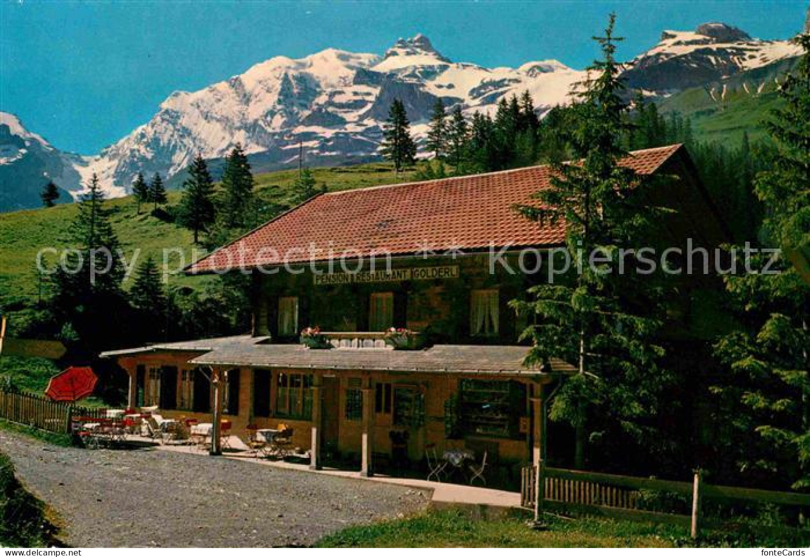 12774662 Bluemlisalp BE Pension Restaurant Gonderli Kandersteg - Andere & Zonder Classificatie