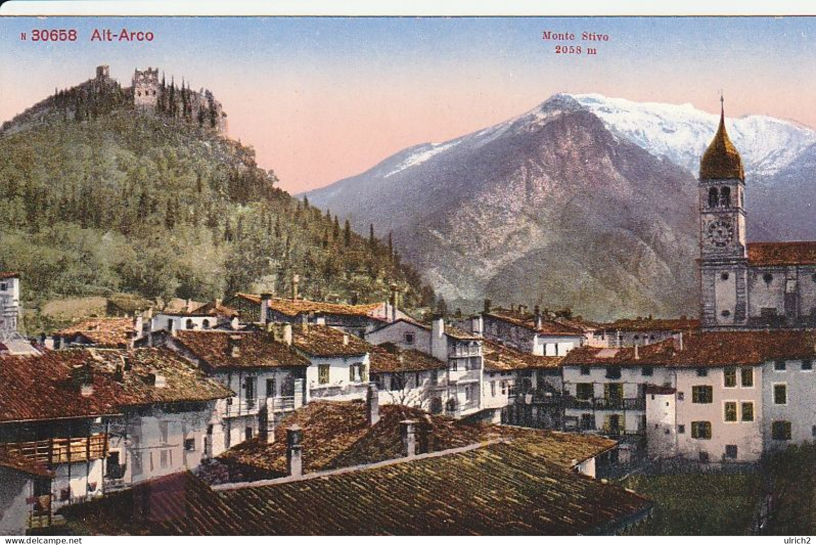 AK Arco - Alt-Arco - Monte Stivo - Ca. 1910  (68981) - Andere & Zonder Classificatie