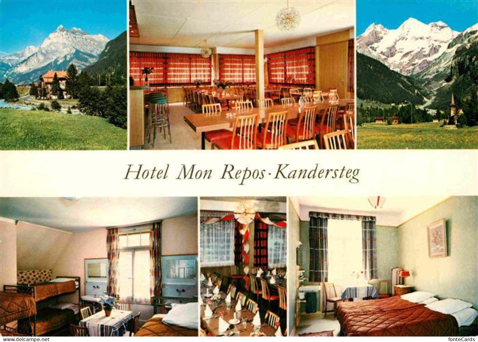 12772982 Kandersteg BE Hotel Mon Repos Speisesaal Zimmer  Kandersteg - Other & Unclassified