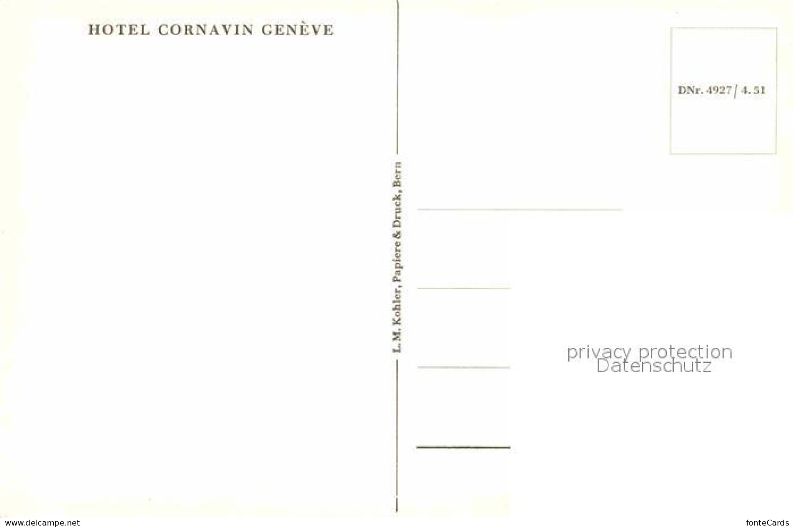 12772868 Geneve GE Hotel Cornavin Geneve - Autres & Non Classés
