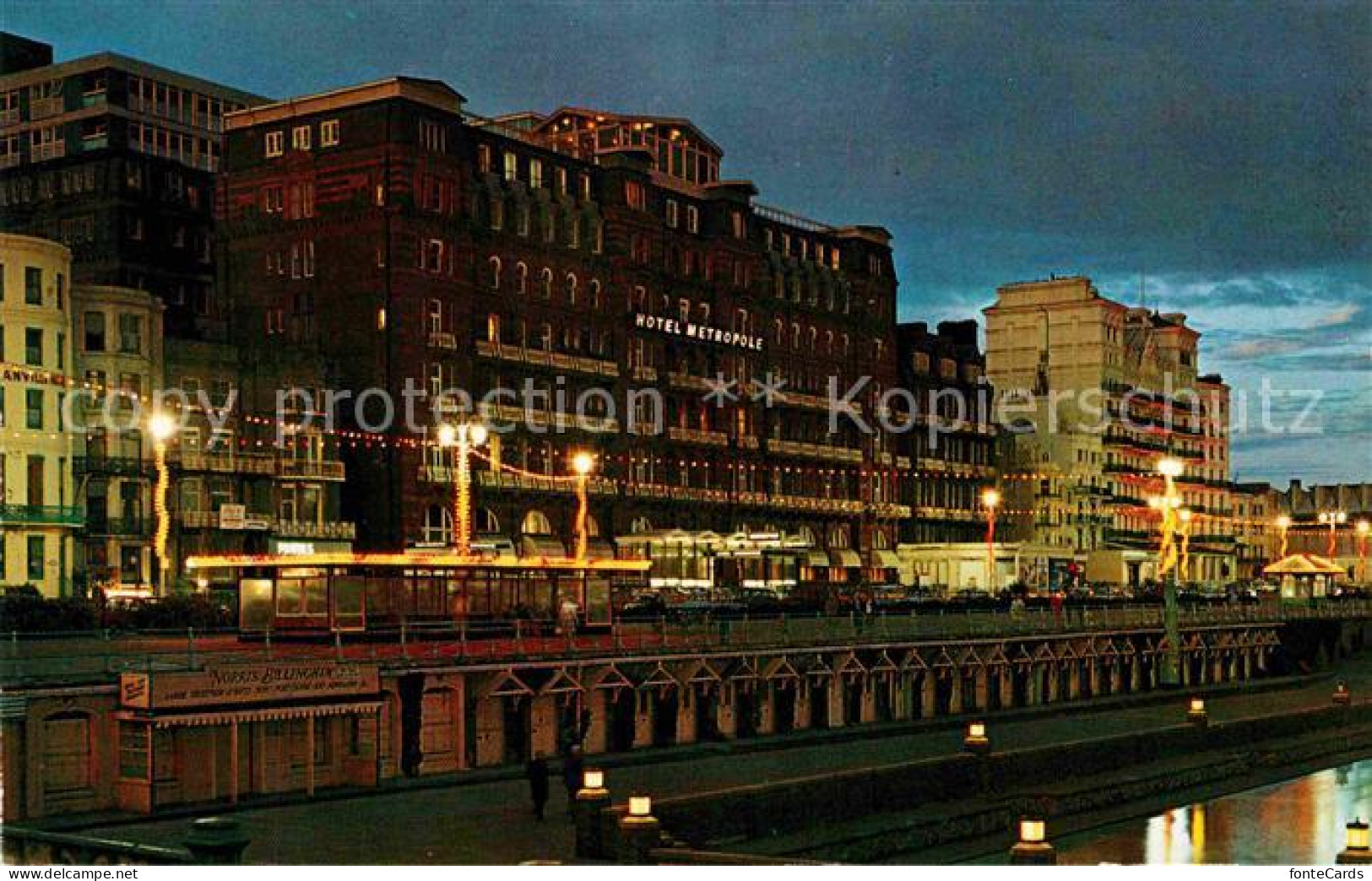 12772847 Brighton East Sussex The Sea Front By Night Brighton East Sussex - Andere & Zonder Classificatie