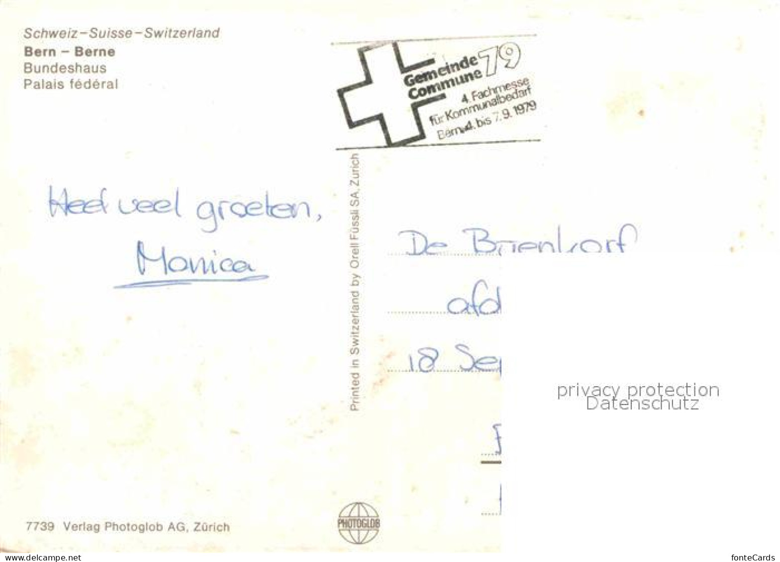 12772841 Bern BE Bundeshaus Bern - Otros & Sin Clasificación