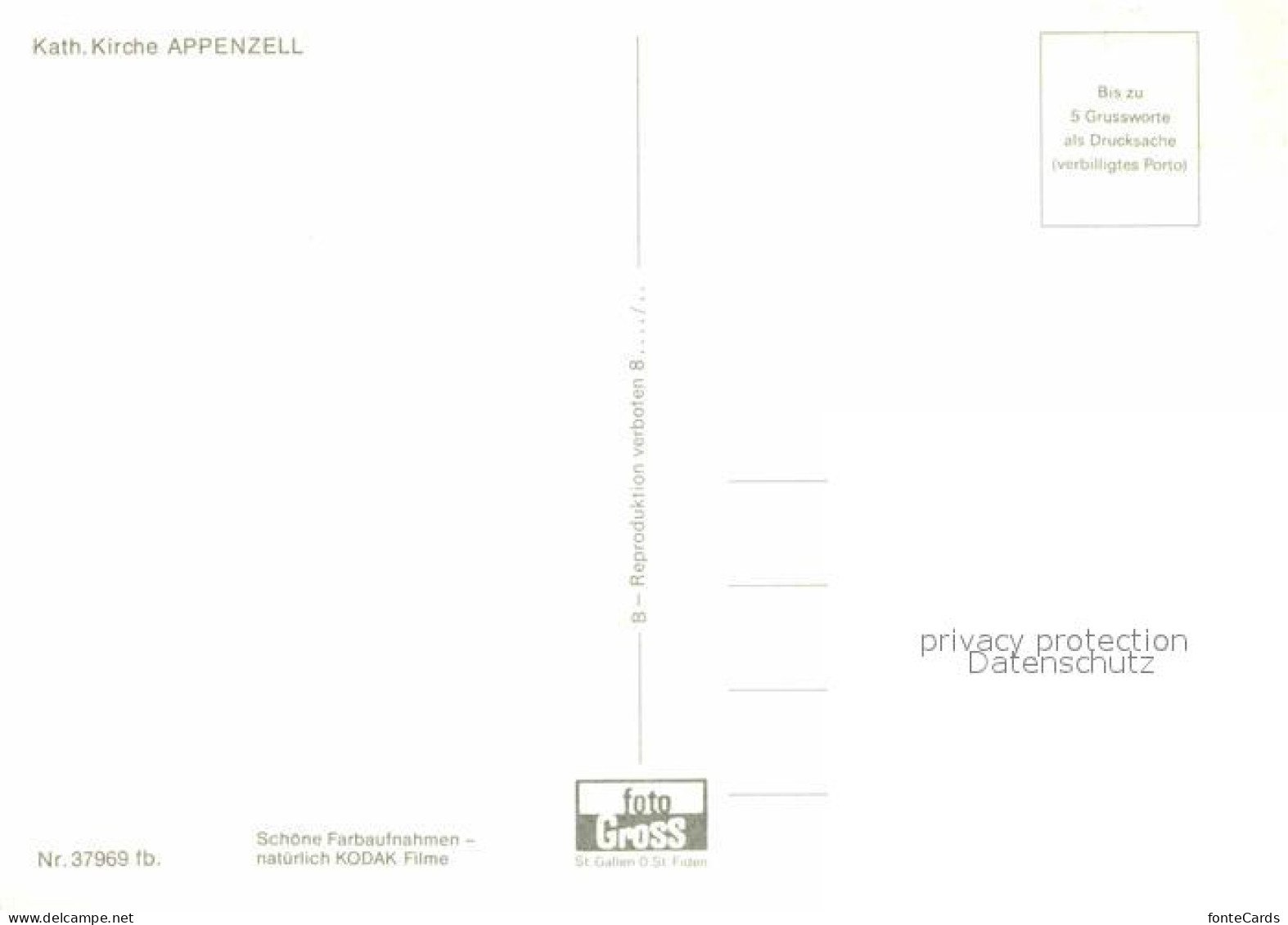 12772152 Appenzell IR Kirchenpartie Und Bruecke Appenzell - Otros & Sin Clasificación