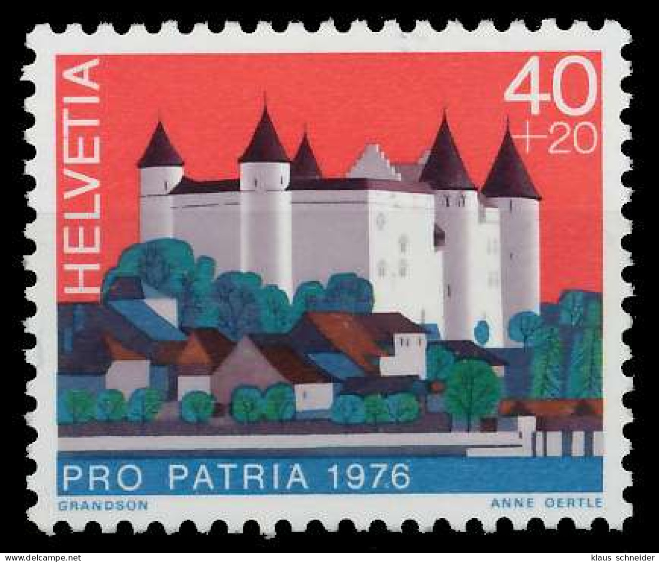 SCHWEIZ PRO PATRIA Nr 1076 Postfrisch S2D40E6 - Ungebraucht