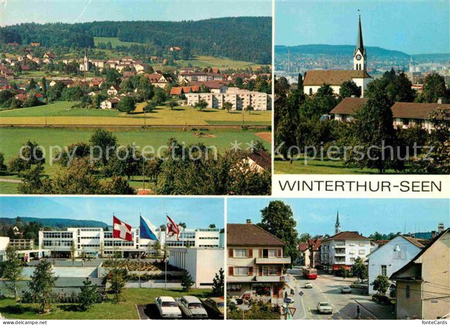 12771570 Winterthur ZH Panorama Kirche Stadtmotive Winterthur ZH - Autres & Non Classés