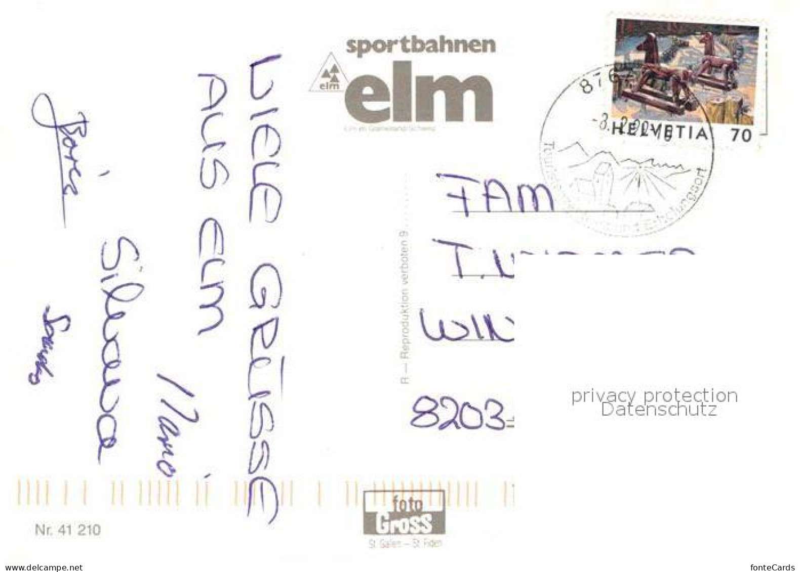 12771074 Elm GL Restaurant Schabell Sportbahnen Elm GL - Autres & Non Classés