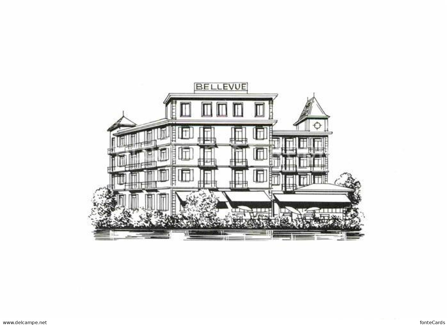 12770112 Interlaken BE Hotel Bellevue Interlaken - Autres & Non Classés