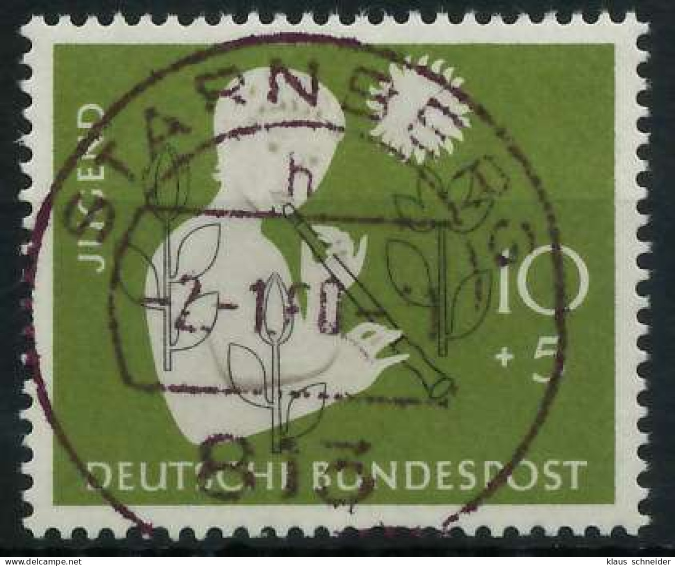 BRD BUND 1956 Nr 233 Zentrisch Gestempelt X69B92A - Gebruikt