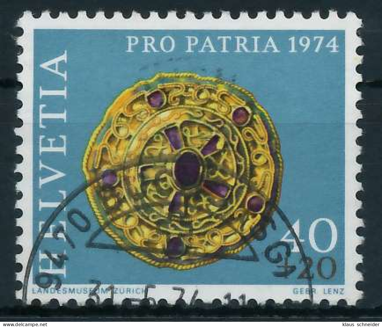 SCHWEIZ PRO PATRIA Nr 1033 Gestempelt X6AA922 - Used Stamps