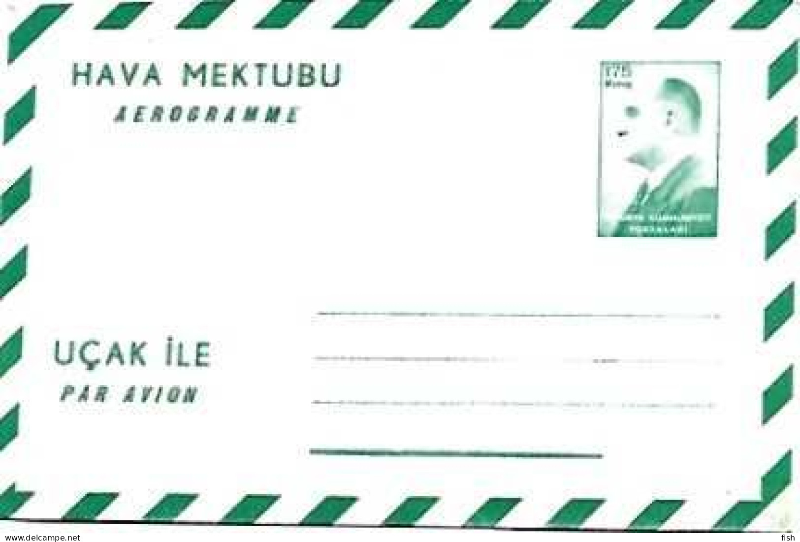 Turquey ** & Par Aerogramme Avion,  Hava Mektubu (68886) - Airmail