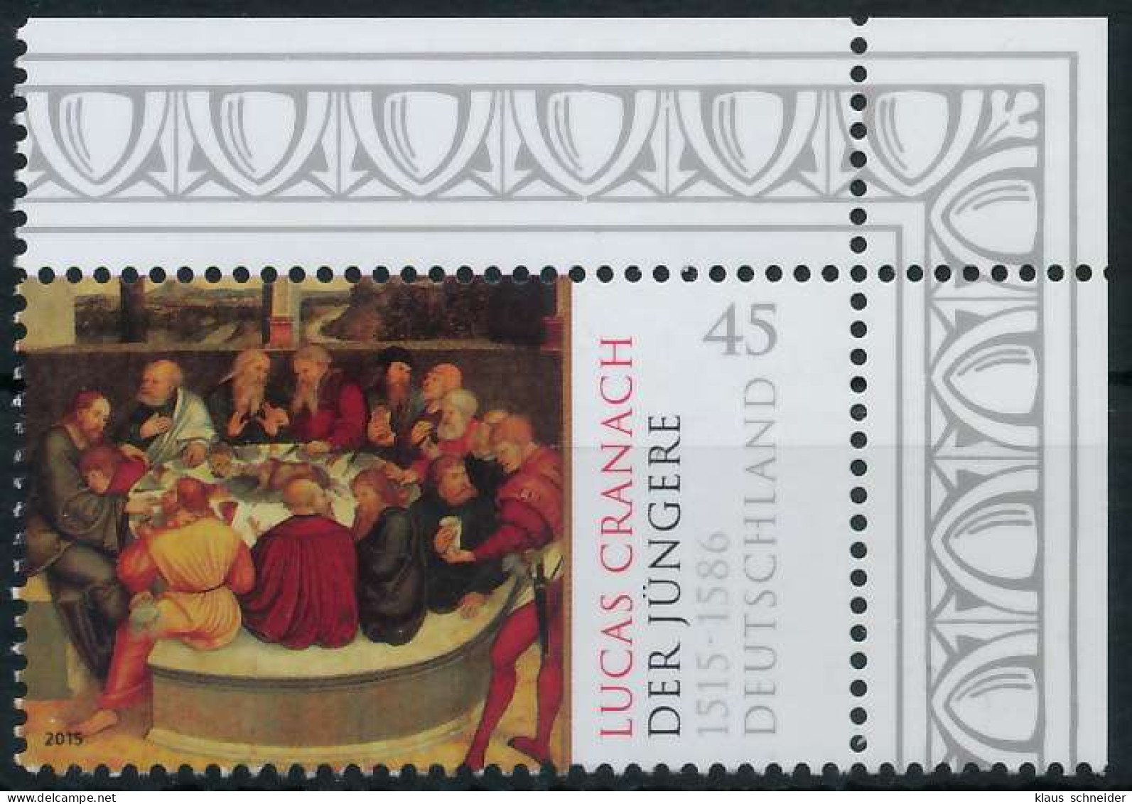 BRD BUND 2015 Nr 3181 Postfrisch ECKE-ORE X753ECA - Unused Stamps