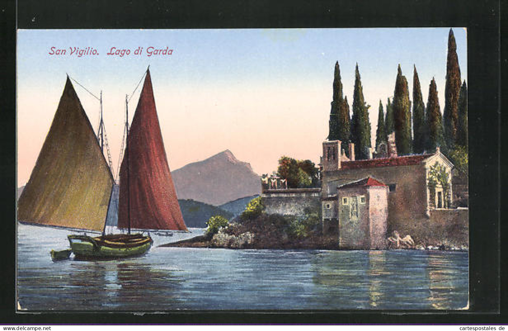Cartolina San Vigilio, Lago Di Garda  - Autres & Non Classés
