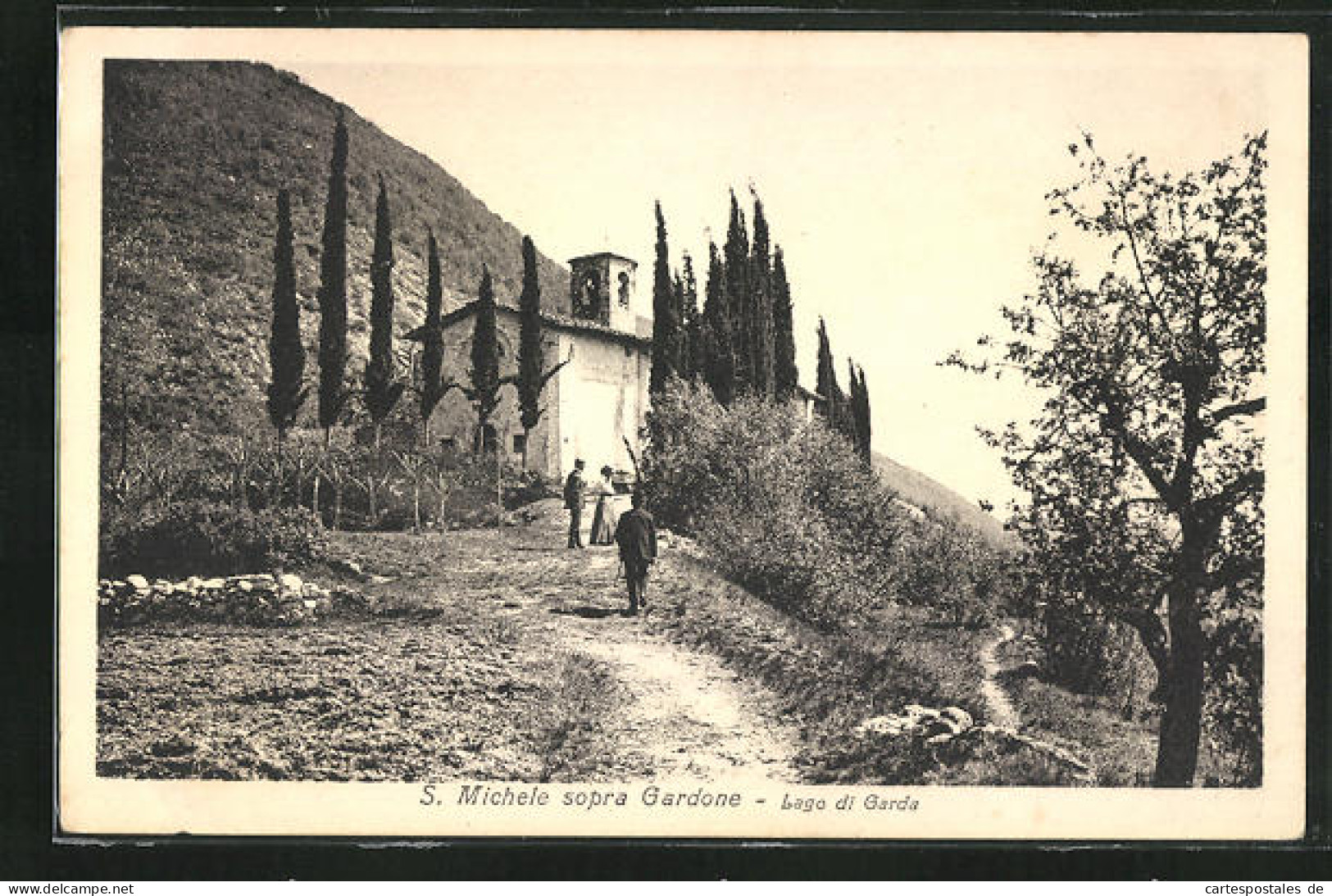 Cartolina Gardone, Chiesa S. Michele  - Other & Unclassified