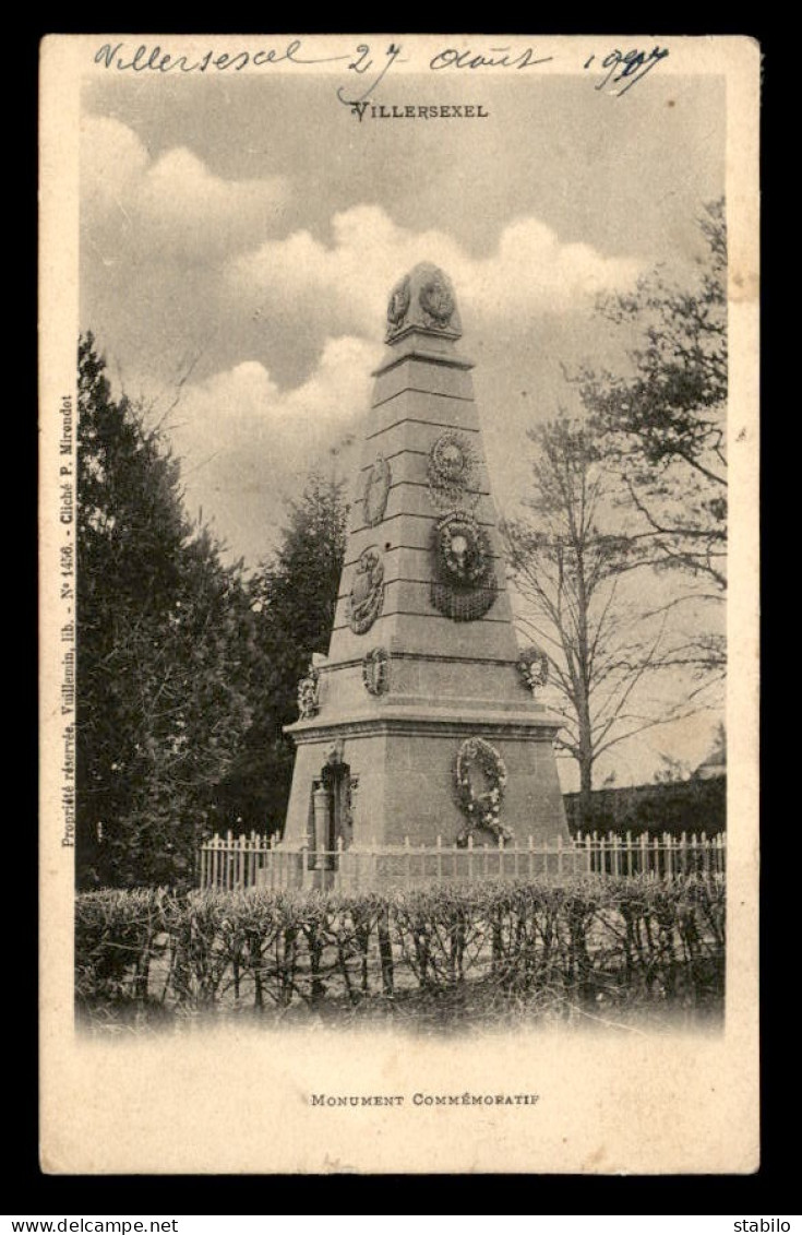 70 - VILLERSEXEL - MONUMENT COMMEMORATIF DE LA GUERRE DE 1870 - Villersexel