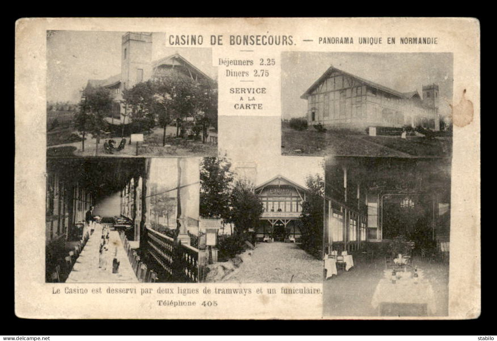 76 - BONSECOURS - CASINO - MULTIVUES - VOIR ETAT - Bonsecours