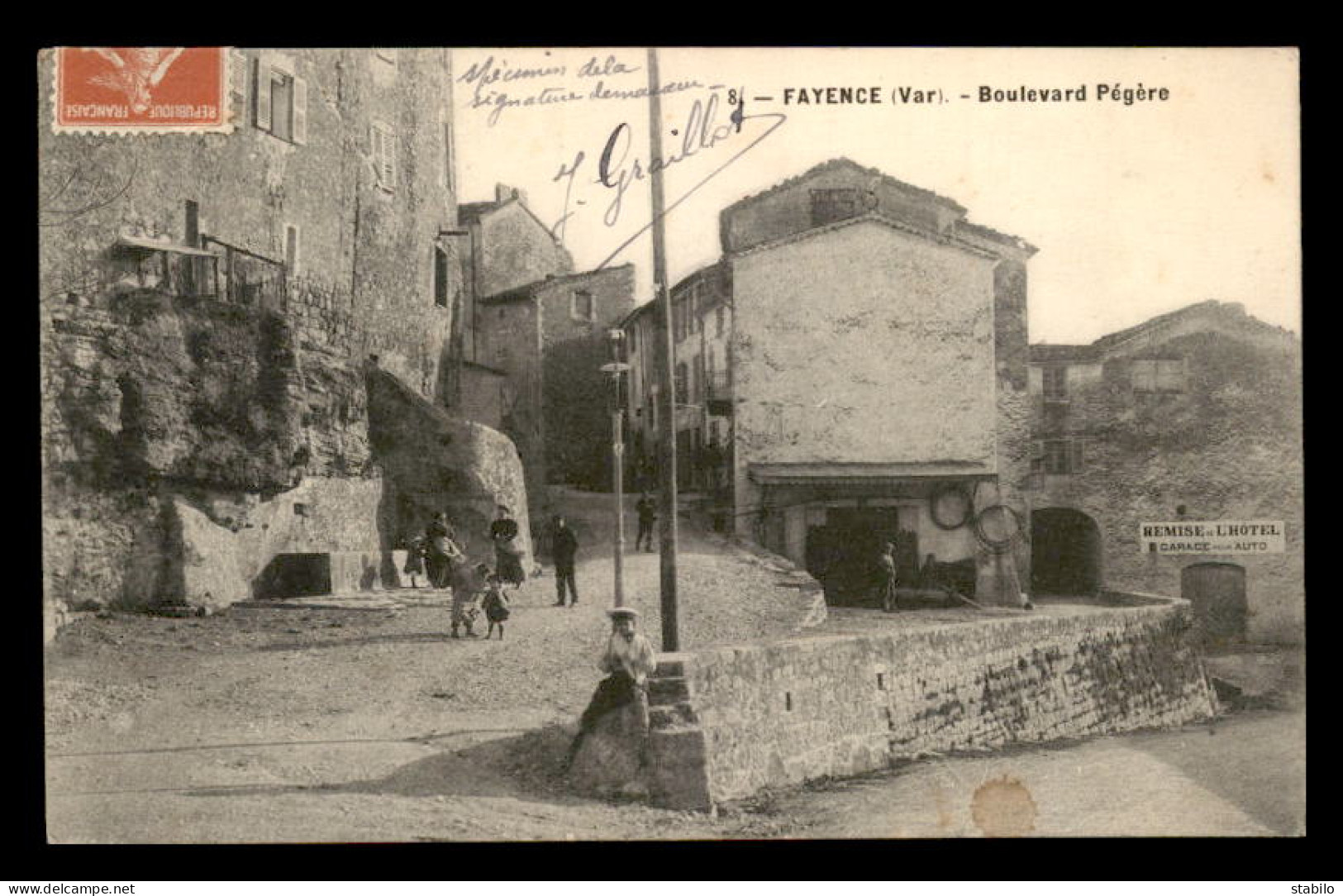 83 - FAYENCE - BOULEVARD PEGERE - Fayence