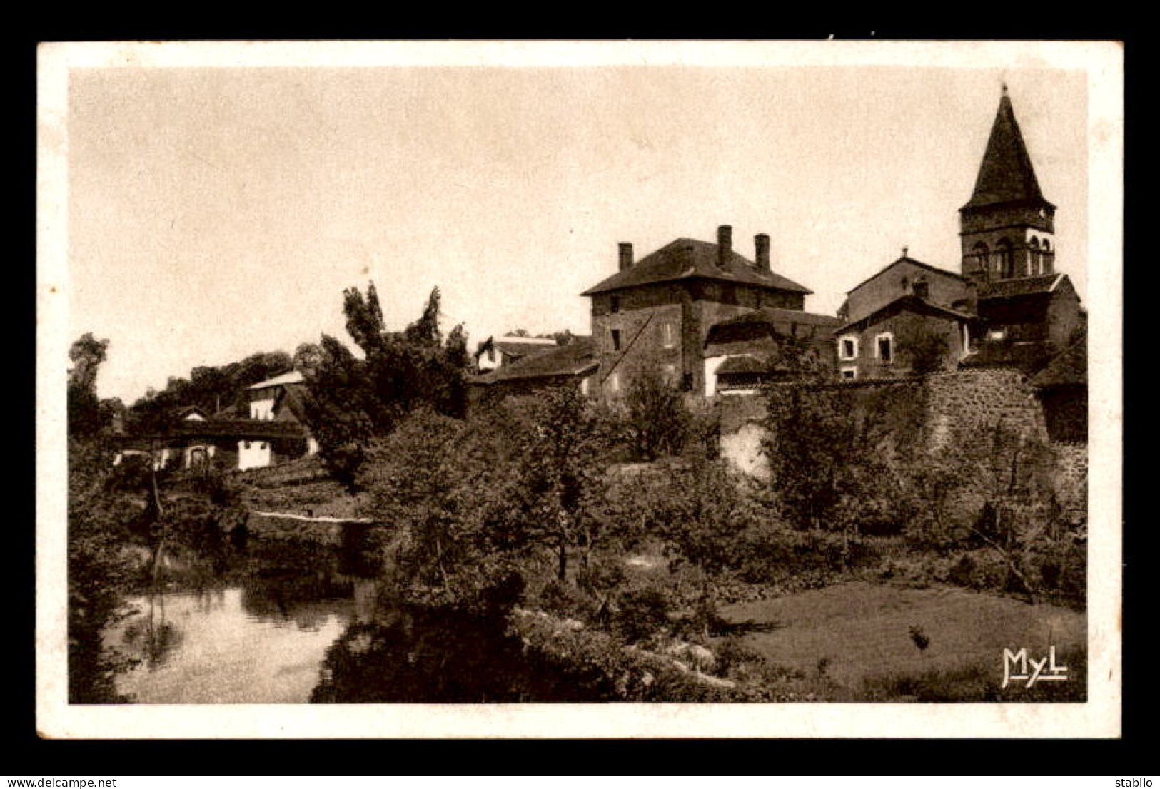 87 - ST-LAURENT-SUR-GORRE - UN COIN SUR L'ECLUSE - Saint Laurent Sur Gorre