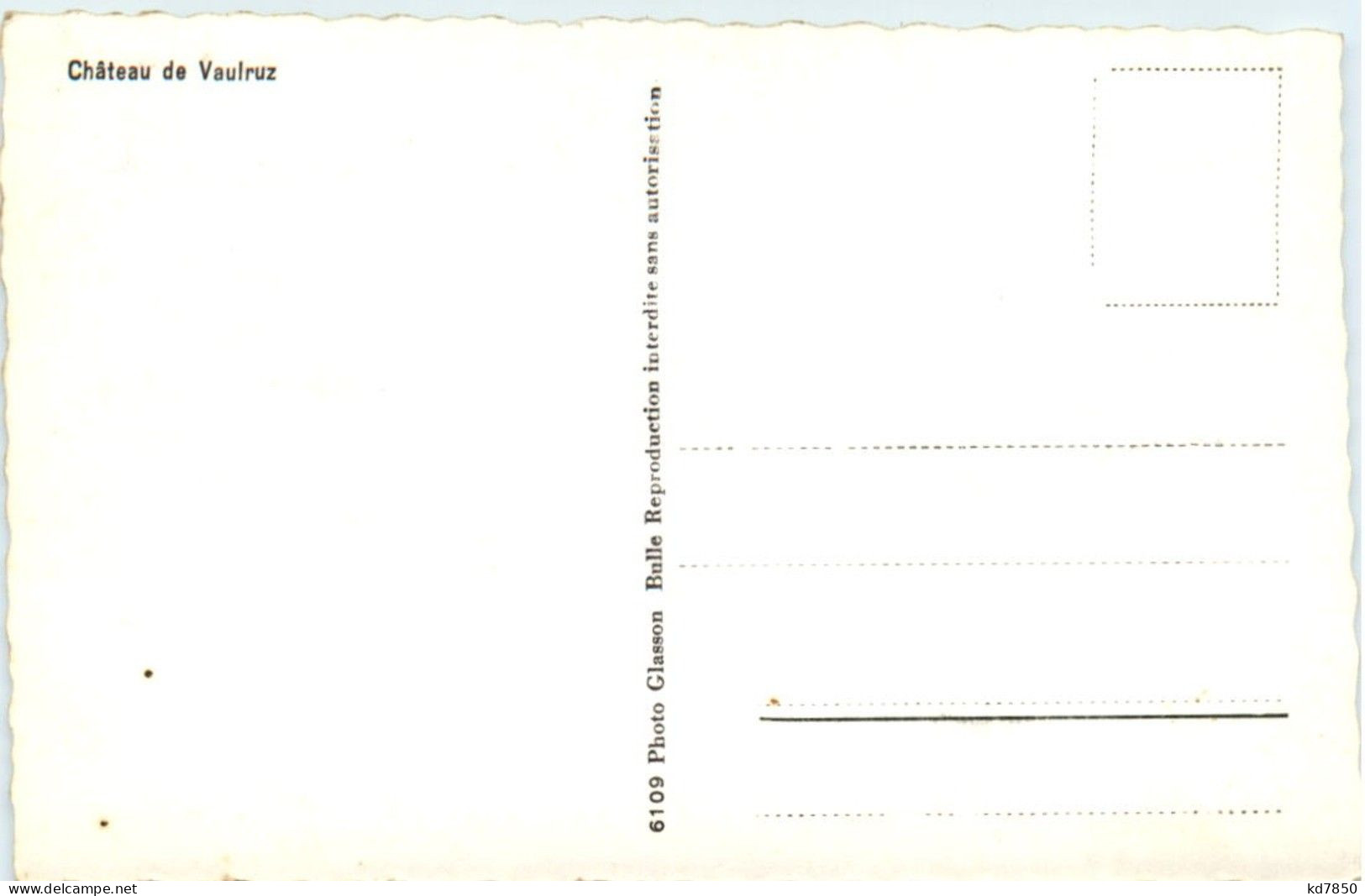 Chateau De Vaulruz - Altri & Non Classificati