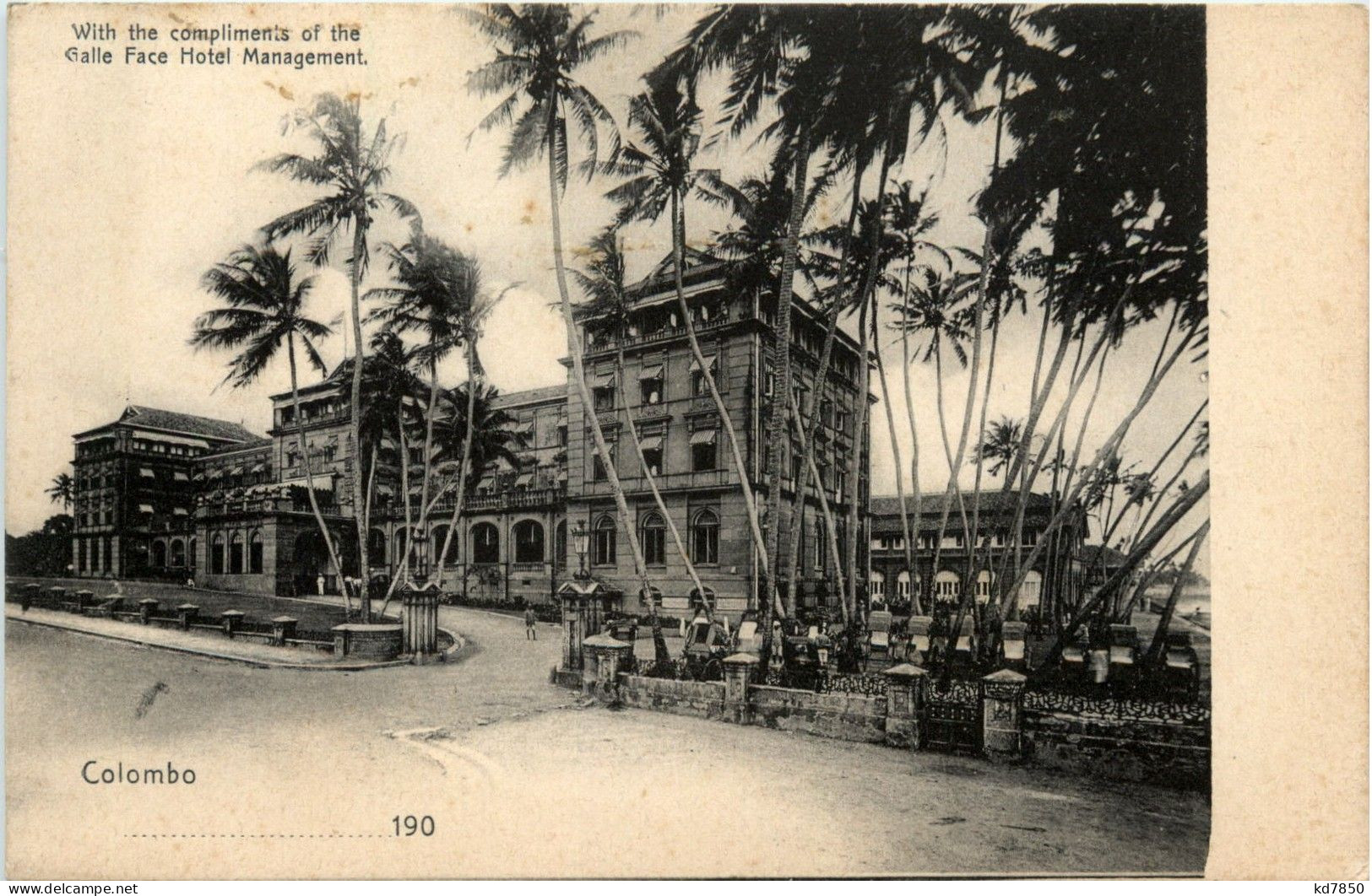 Colombo - Galle Face Hotel - Sri Lanka (Ceylon)