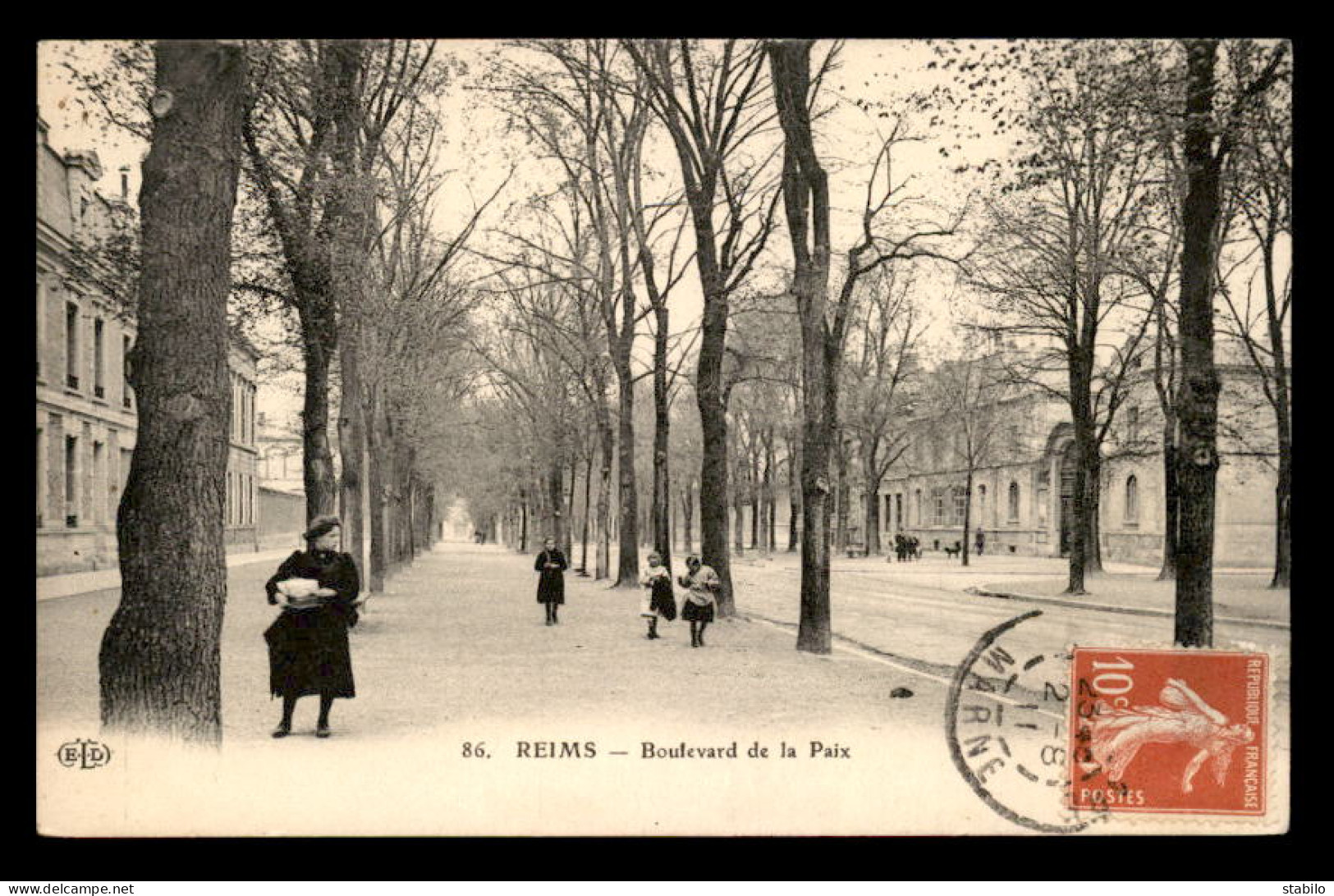 51 - REIMS - BOULEVARD DE LA PAIX - Reims