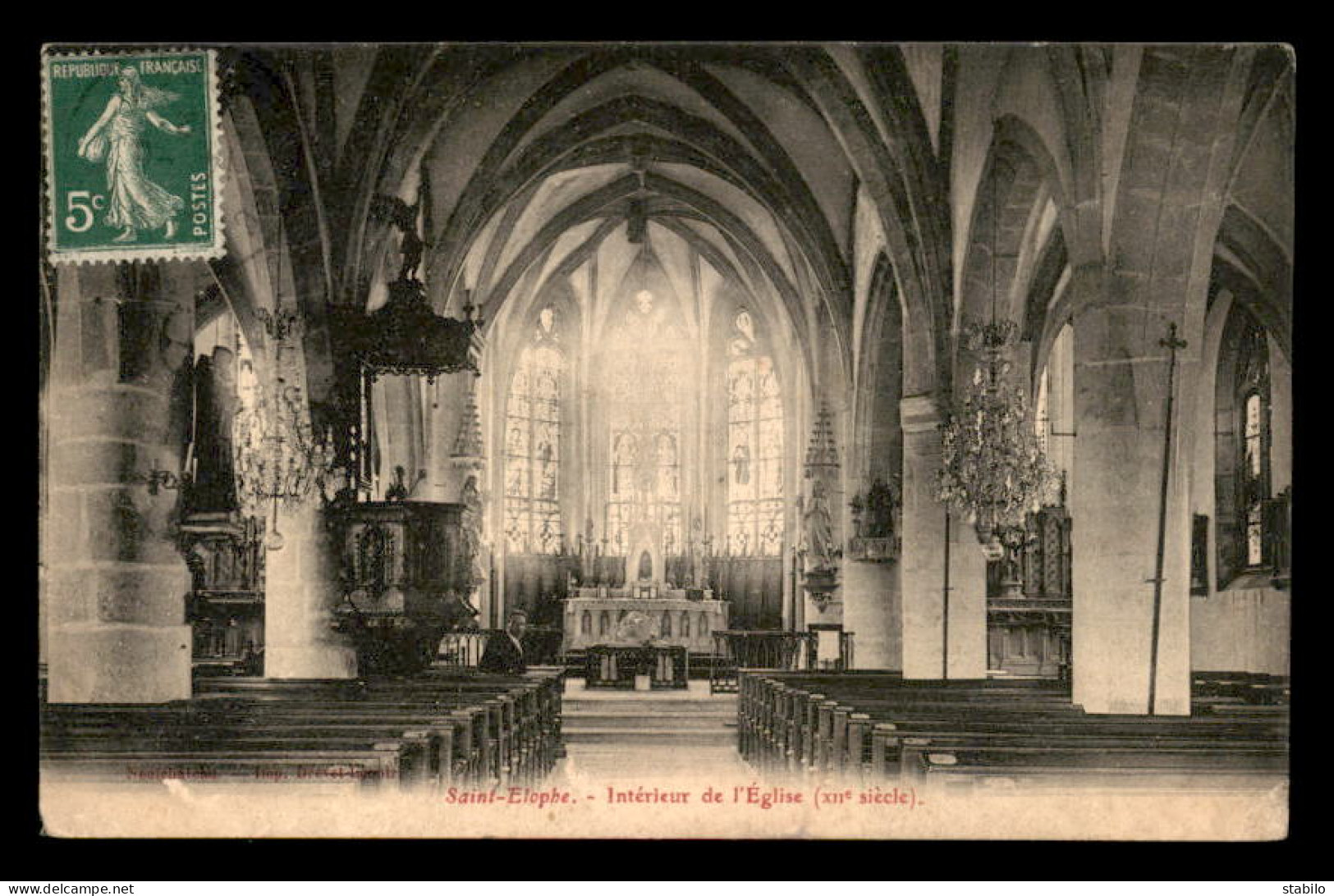 88 - ST-ELOPHE - INTERIEUR DE L'EGLISE - Autres & Non Classés