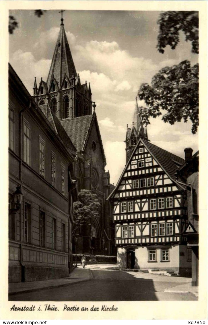 Arnstadt - Partie An Der Kirche - Arnstadt