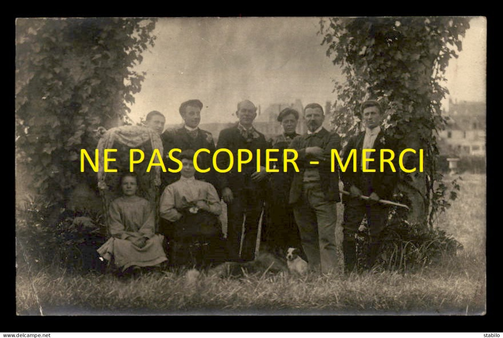 45 - MONTARGIS - LA VENERIE - MR JULES BAZIRE CHEZ LE COMTE DE SONGEONS - CARTE PHOTO ORIGINALE - Montargis