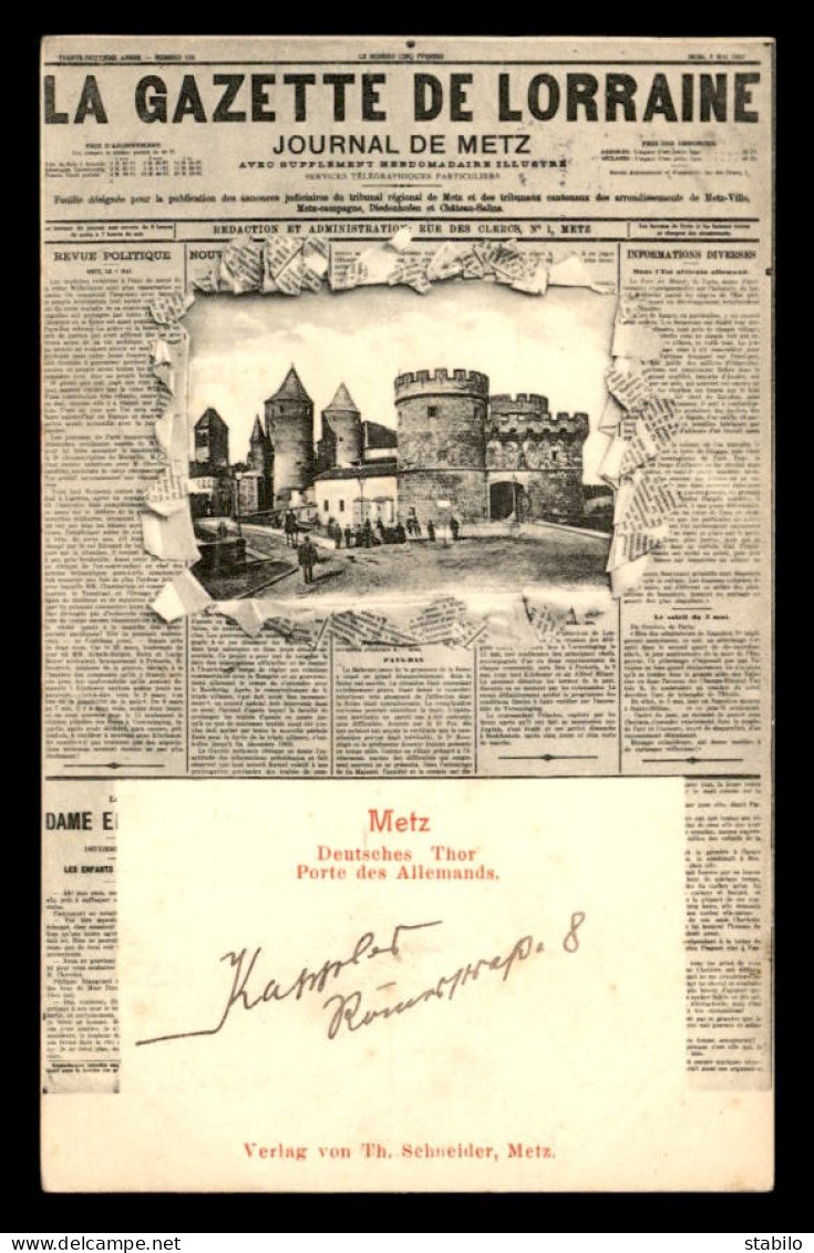 57 - METZ - LA GAZETTE DE LORRAINE - PORTE DES ALLEMANDS - Metz