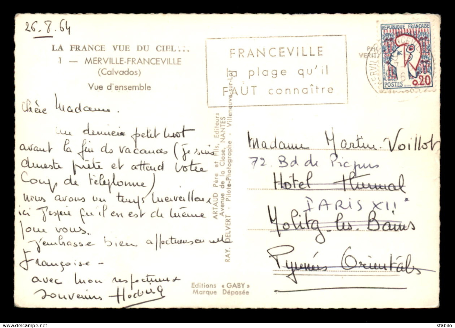 14 - MERVILLE-FRANCEVILLE - VUE AERIENNE - Other & Unclassified