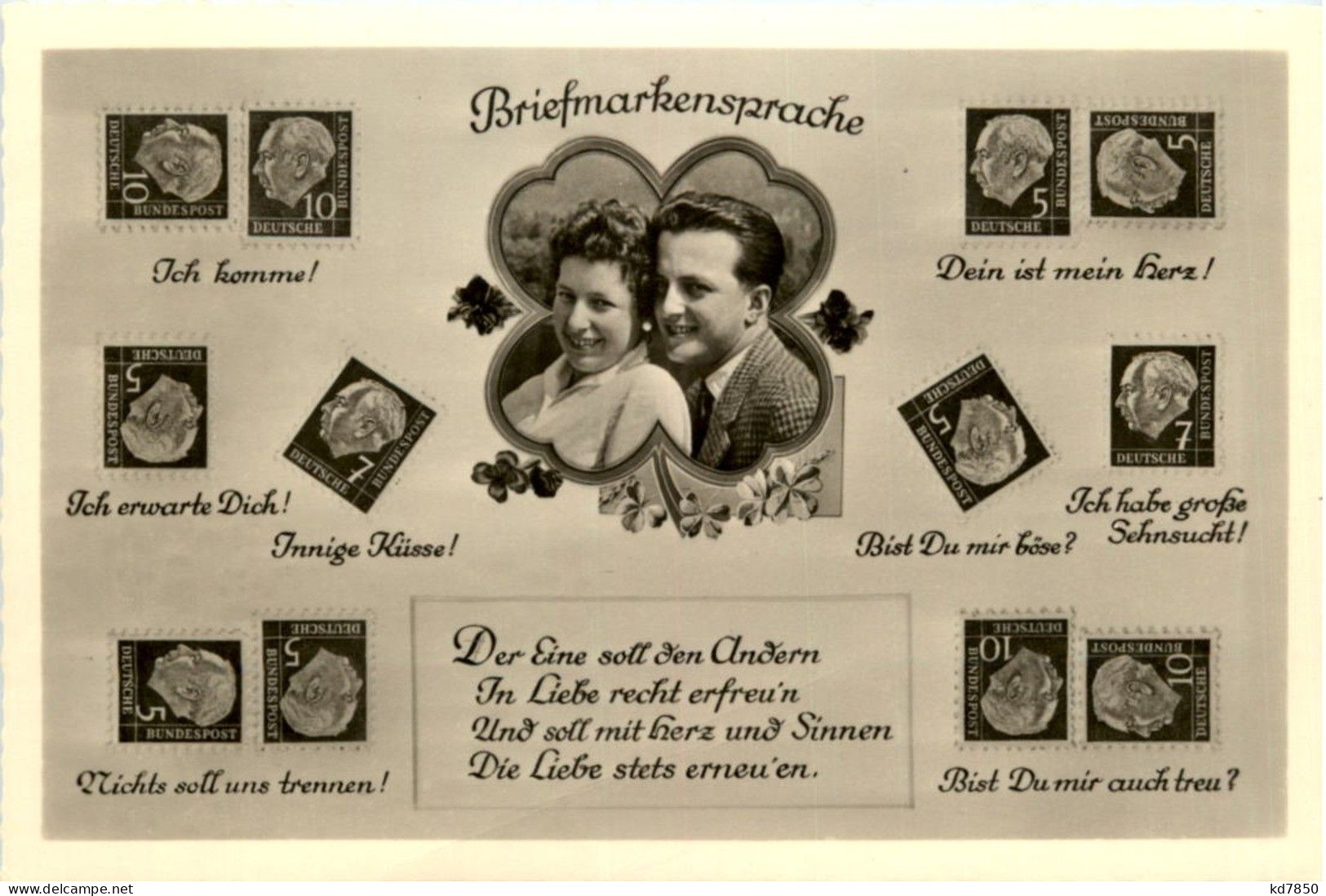 Briefmarken Sprache - Timbres (représentations)