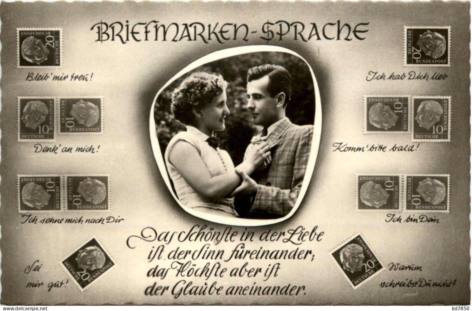 Briefmarken Sprache - Francobolli (rappresentazioni)