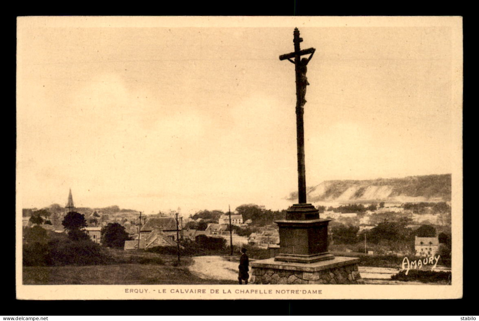 22 - ERQUY - LE CALVAIRE DE LA CHAPELLE NOTRE-DAME - Erquy