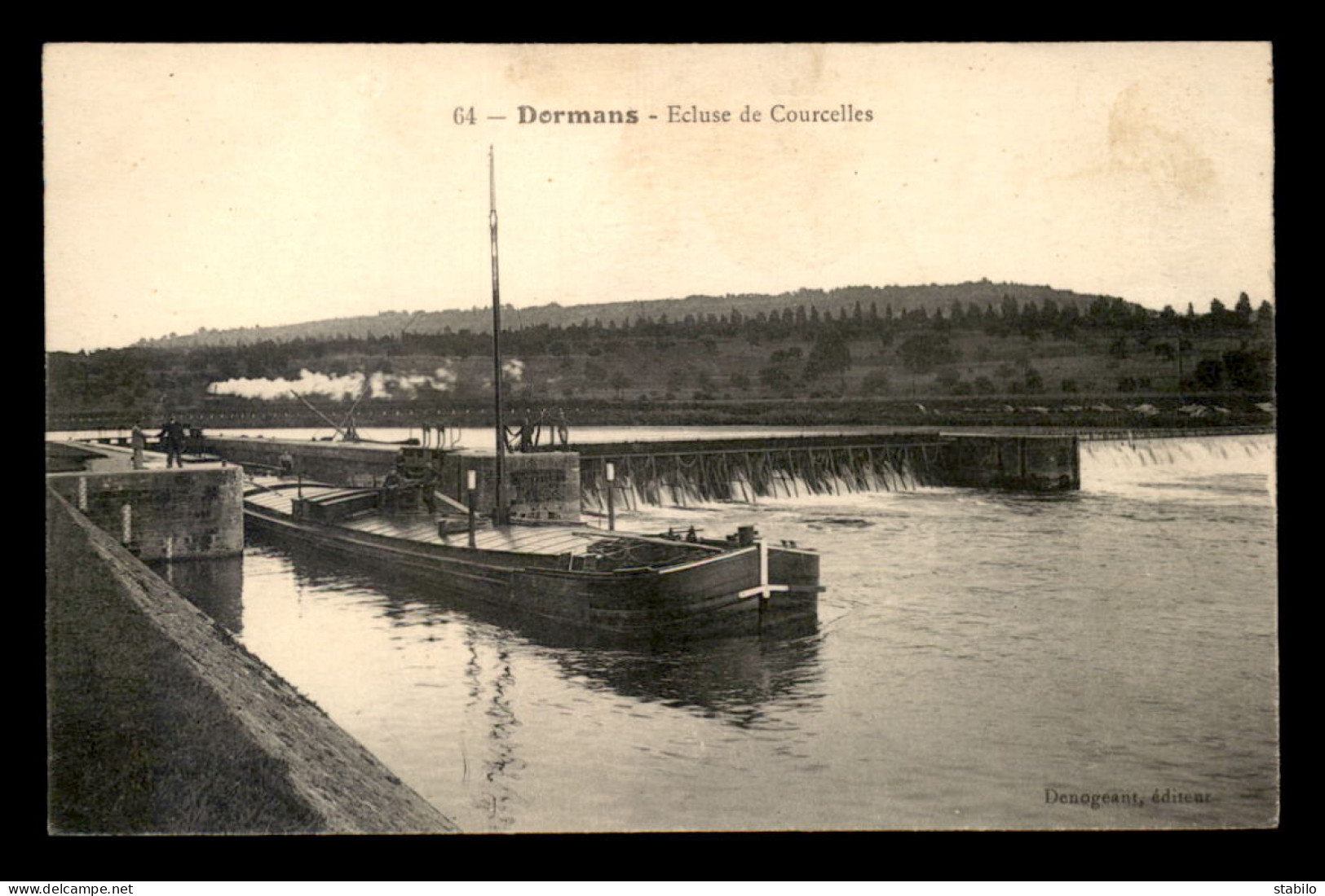 51 - DORMANS - ECLUSE DE COURCELLES - PENICHE - Dormans