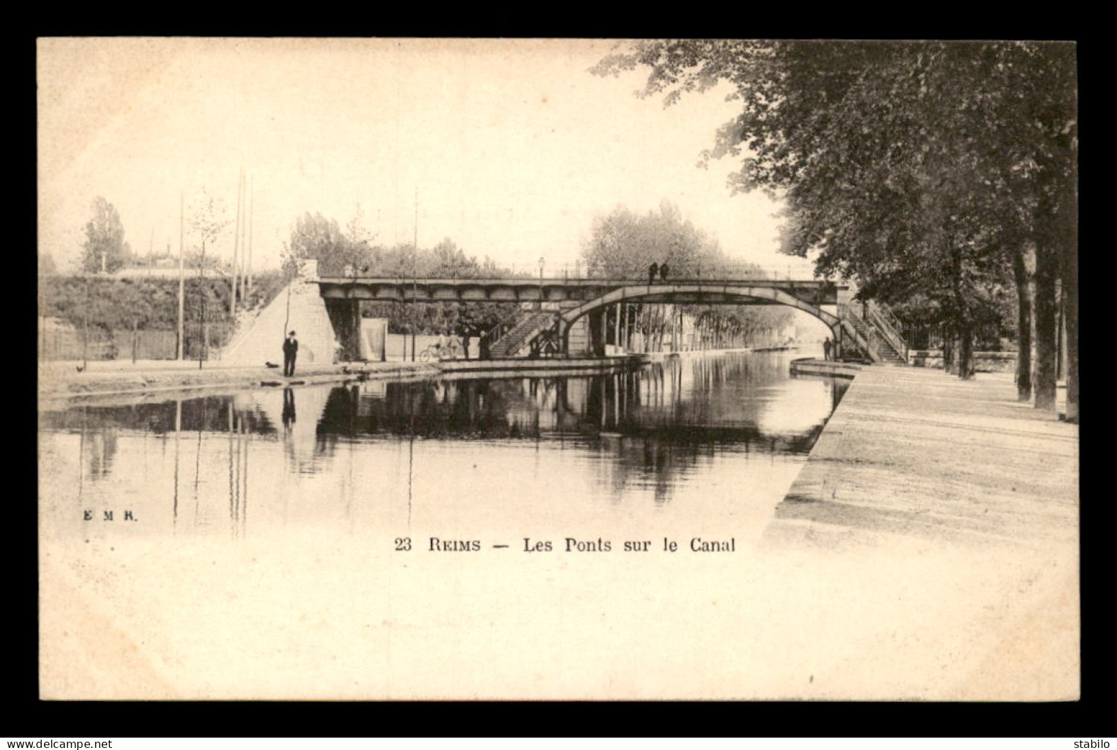 51 - REIMS - LES PONTS SUR LE CANAL - Reims