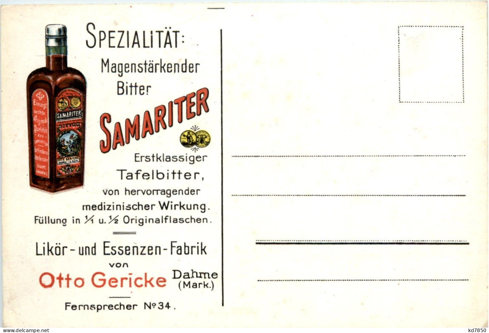 Samariter Bitter - Werbepostkarten