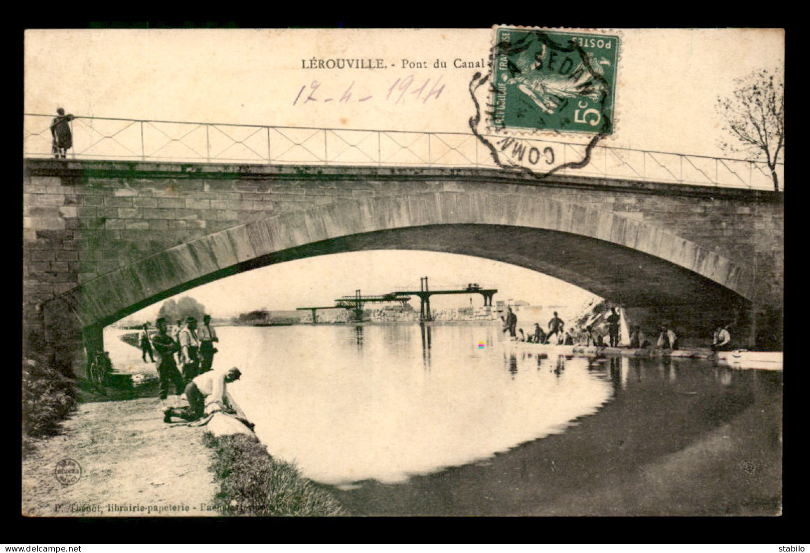 55 - LEROUVILLE - PONT DU CANAL - EDITEUR P. THENOT - Lerouville