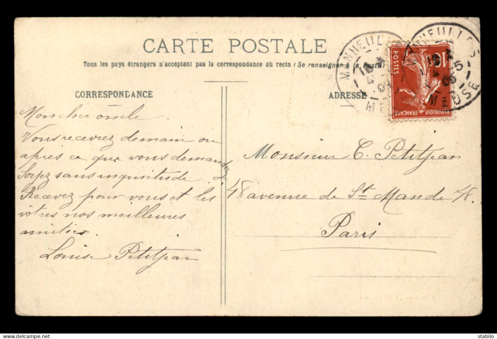 55 - RONVAUX - LA RUE LHAUSTE - SANS EDITEUR - Other & Unclassified