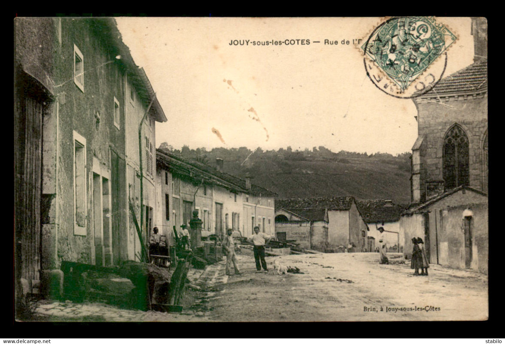 55 - JOUY-SOUS-LES-COTES - LE CENTRE - EDITEUR BRIN - Sonstige & Ohne Zuordnung