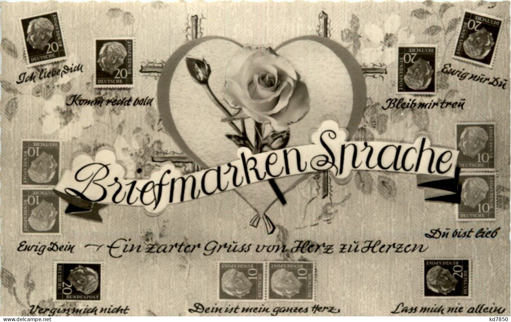 Briefmarken Sprache - Timbres (représentations)