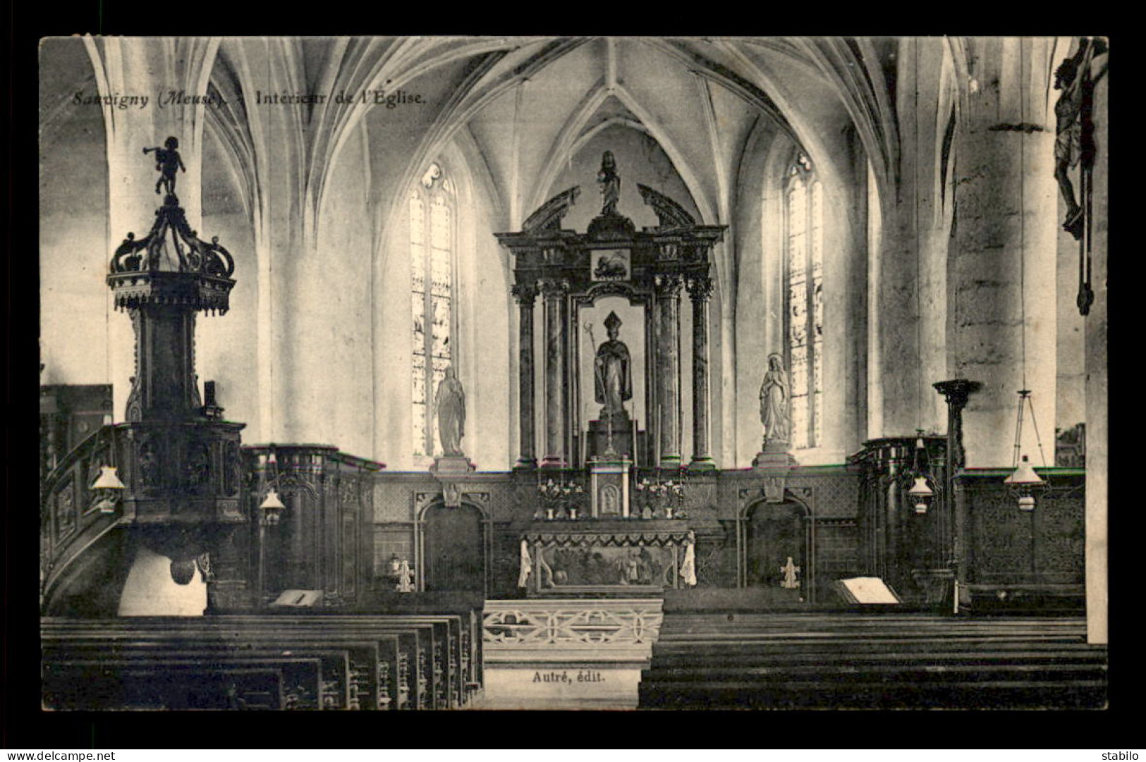 55 - SAUVIGNY - INTERIEUR DE L'EGLISE - EDITEUR AUTRE - Other & Unclassified