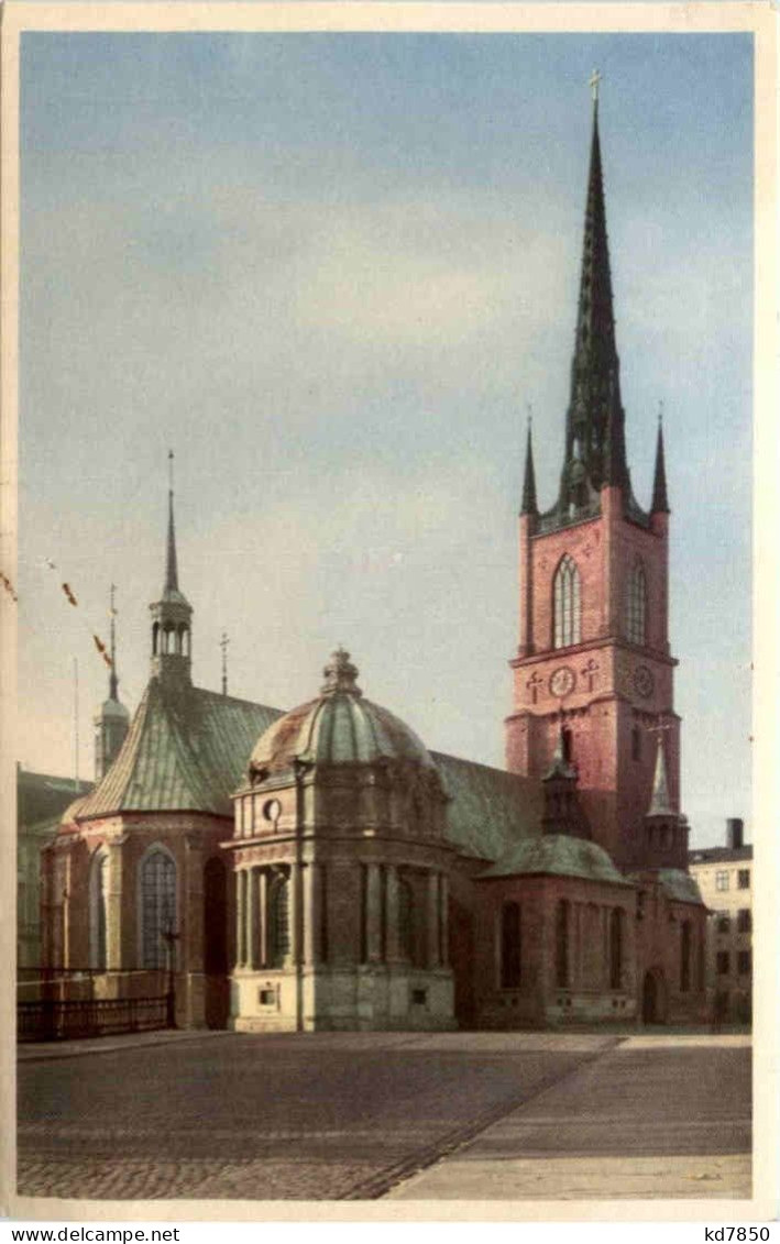 Riddarholmskyrkan Fran öster - Sweden