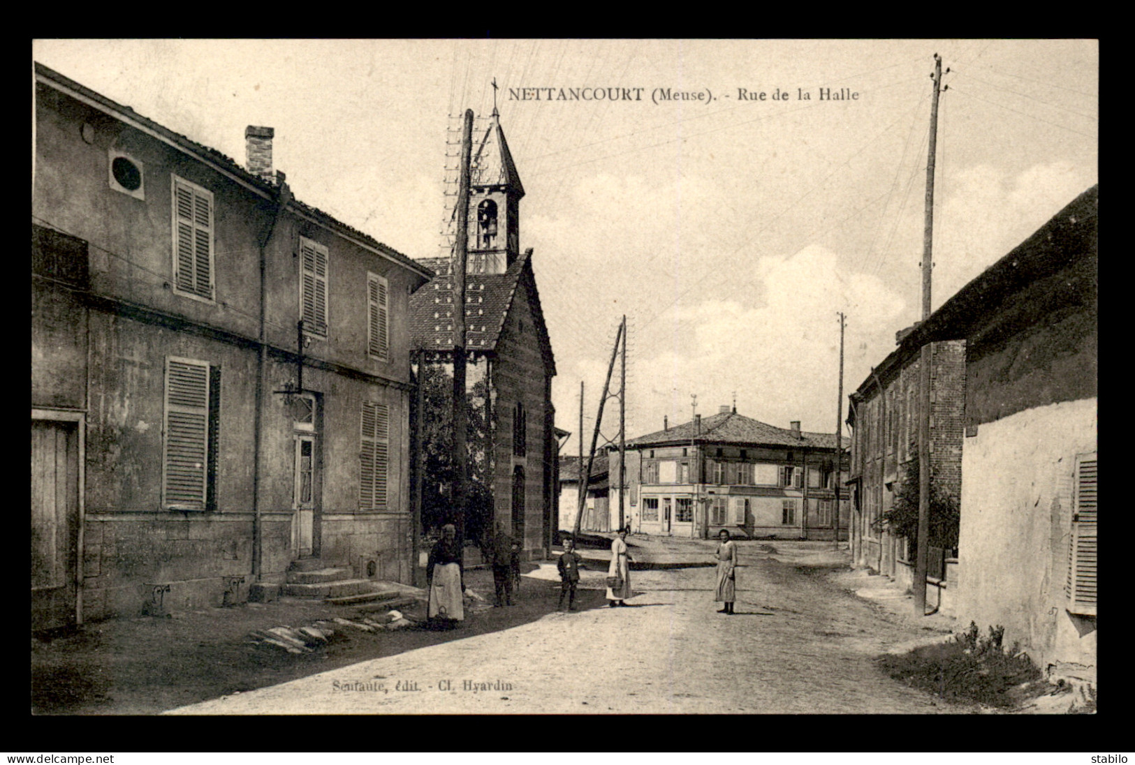 55 - NETTANCOURT - RUE DE LA HALLE - EDITEUR SENFAUTE - Sonstige & Ohne Zuordnung