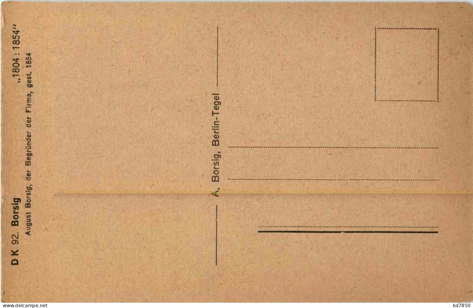 Berlin - August Borsig - Gründer Borsigwerke - Andere & Zonder Classificatie