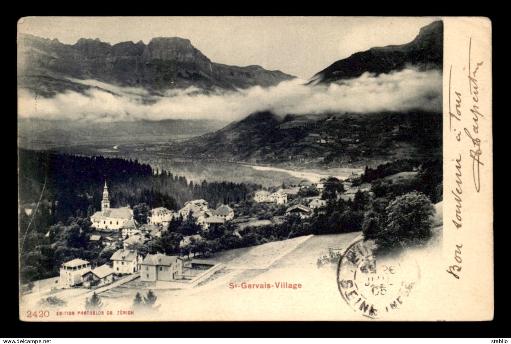 74 - ST-GERVAIS-LES-BAINS - LE VILLAGE - Saint-Gervais-les-Bains