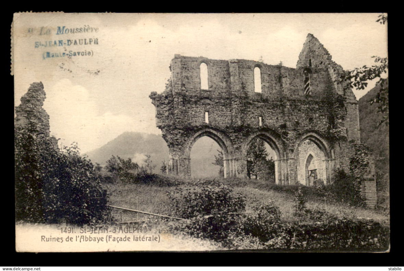 74 - ST-JEAN-D'AULPH - LES RUINES DE L'ABBAYE - Saint-Jean-d'Aulps